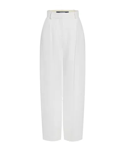 Jacquemus Le Pantalon Ovalo High Rise Pants In Multicolor