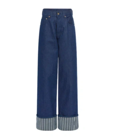 Jacquemus Belt-loop Jeans In Blue
