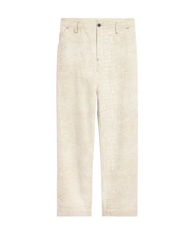 Jacquemus Belt-loop Jeans In Nude