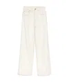 Jacquemus Belt-loop Jeans In White