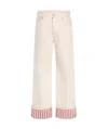 Jacquemus Off-white La Casa 'le De-nîmes Large' Jeans In White