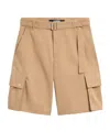 Jacquemus Le Cargo Bermuda Shorts In Nude