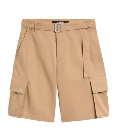 JACQUEMUS BELT-LOOP SHORTS