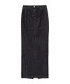 Jacquemus Le Jupe De-nimes Maxi Skirt In Black