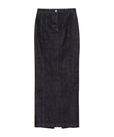 Jacquemus Belt-loop Skirt In Black
