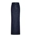 Jacquemus Belt Loop Skirt In Blue