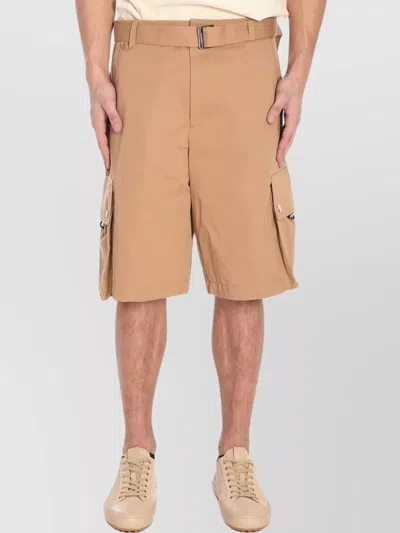 JACQUEMUS BELT LOOPS CARGO POCKET SHORTS