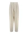 Jacquemus Belt Loops Slacks In Brown