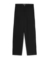 Jacquemus Belt Ring Casual Pants In Black