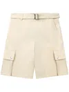 Jacquemus Men's Le Cargo Bermuda Shorts In Neutrals