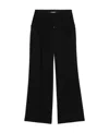 Jacquemus Belted Wide-leg Pants In Black