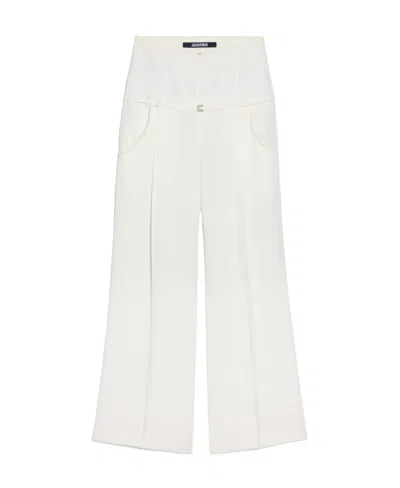 JACQUEMUS JACQUEMUS BELTED WIDE-LEG PANTS