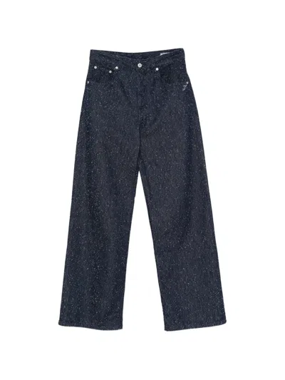 Jacquemus Belt-loops Jeans In Blue