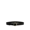Jacquemus La Ceinture Salon Leather Belt In Black