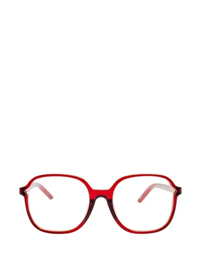 Jacquemus Berger Oversized-frame Glasses In Red