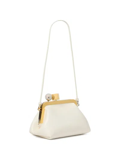 Jacquemus Berlingot Clutch Bag In Neutral