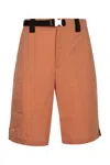 Jacquemus Men's Bermuda Shorts In Brown