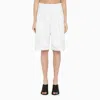 Jacquemus Le Bermuda Ovalo Bermuda Shorts In White
