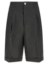 Jacquemus Bermuda Shorts In Charcoal