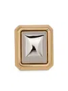Jacquemus Geometric Square Drop Earrings In Gold
