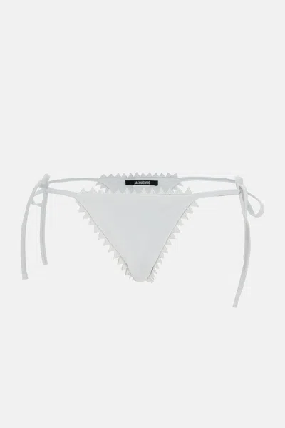 Jacquemus Bikini Bottom Picot In White