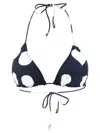 Jacquemus Bikini Top In Navy