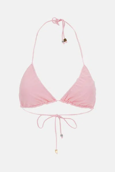 Jacquemus Bikini Top In Pink