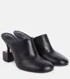 Jacquemus Mule With Geometric Heel In Black
