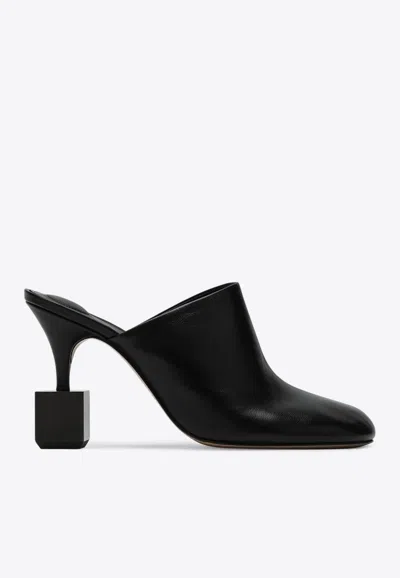 JACQUEMUS BISOU 90 NAPPA LEATHER MULES