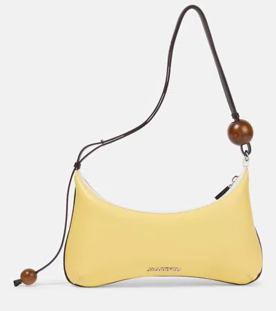 JACQUEMUS BISOU LARGE LEATHER SHOULDER BAG