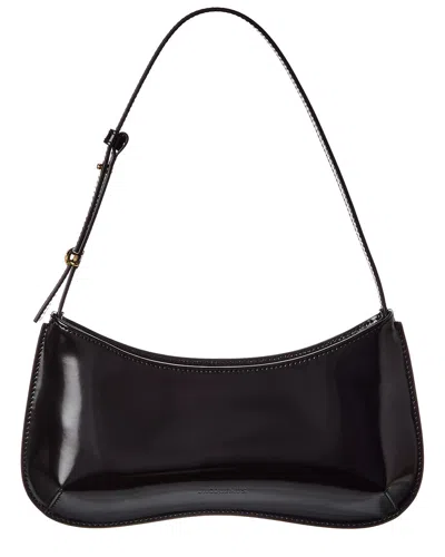 Jacquemus Bisou Leather Hobo Bag In Brown