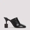 Jacquemus Mule With Geometric Heel In Black
