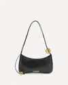 Jacquemus Women Bisou Perle Large Shoulder Bag In Black