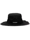 Jacquemus Black Les Classiques 'le Bob Gadjo' Bucket Hat In Black