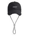 Jacquemus 徽标棒球帽 In Black