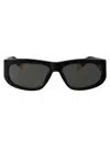 Jacquemus Black Acetate Sunglasses In Black