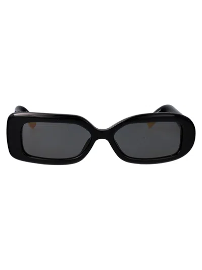 Jacquemus Black Acetate Sunglasses