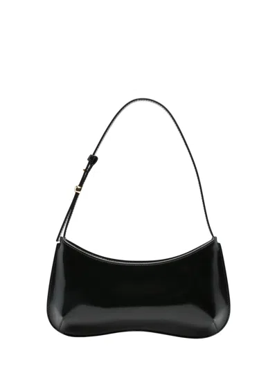 Jacquemus Black Adjustable Strap Leather Shoulder Bag