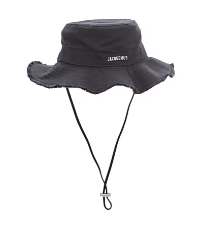 Jacquemus Black Artichaut Bucket Hat
