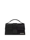 Jacquemus Rectangular Top Handle Detachable Strap Shoulder Bag In Black