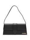Jacquemus Le Bambino Long In Smooth Leather Bags In Black