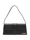 Jacquemus Long Rectangular Shoulder Bag Design In Black