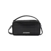 Jacquemus Rectangular Top Handle Shoulder Bag In Black