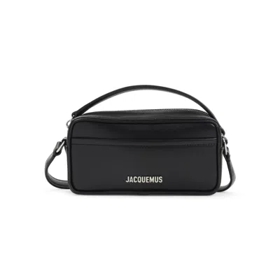 JACQUEMUS BLACK BANETO CROSSBODY BAG