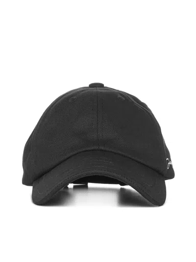 Jacquemus Signature Baseball Cap In Black