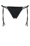 Jacquemus Black Bikini Bottom In Black