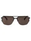Jacquemus Aviador Sunglasses In Brown