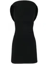 Jacquemus La Mini Robe Bordo Dress In Black