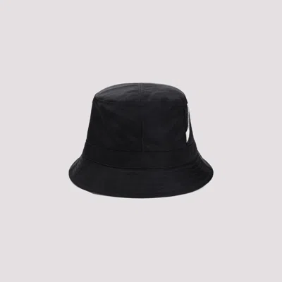 JACQUEMUS BLACK BUCKET HAT