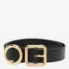 Jacquemus Le Ceinture Regalo Leather Belt In Black